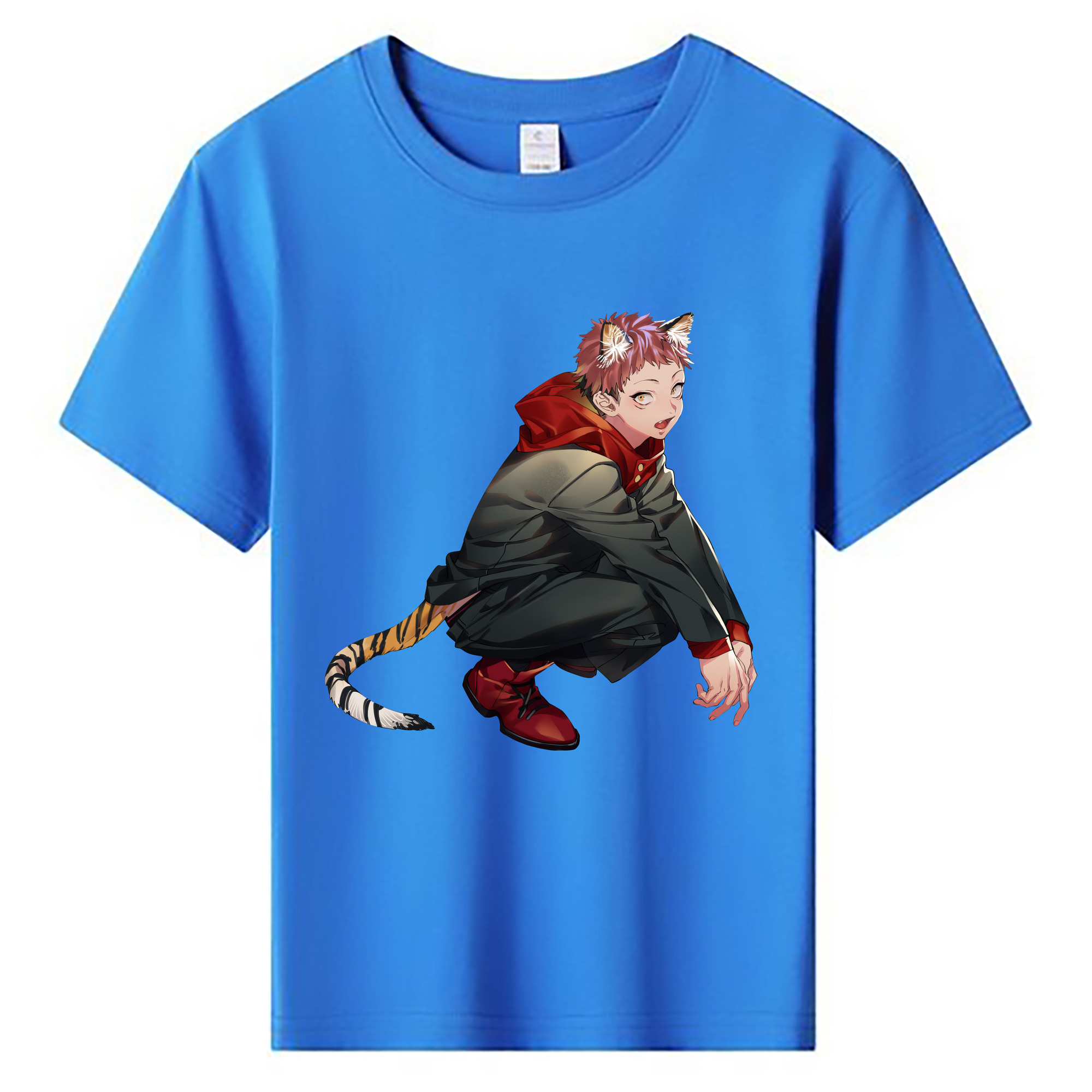 （画像用） 呪術廻戦 Jujutsu Kaisen 綿100％キッズTシャツ（フロントプリント）